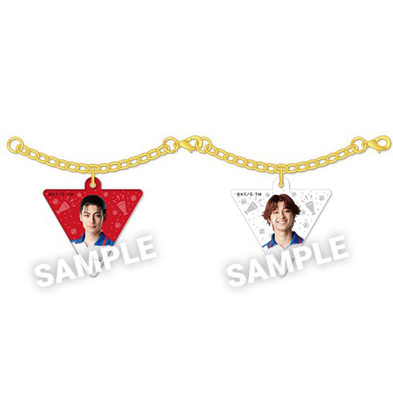 テニミュ　CD バラ売り可 ランダムガーランドキーホルダー（テニミュ・白）全26種